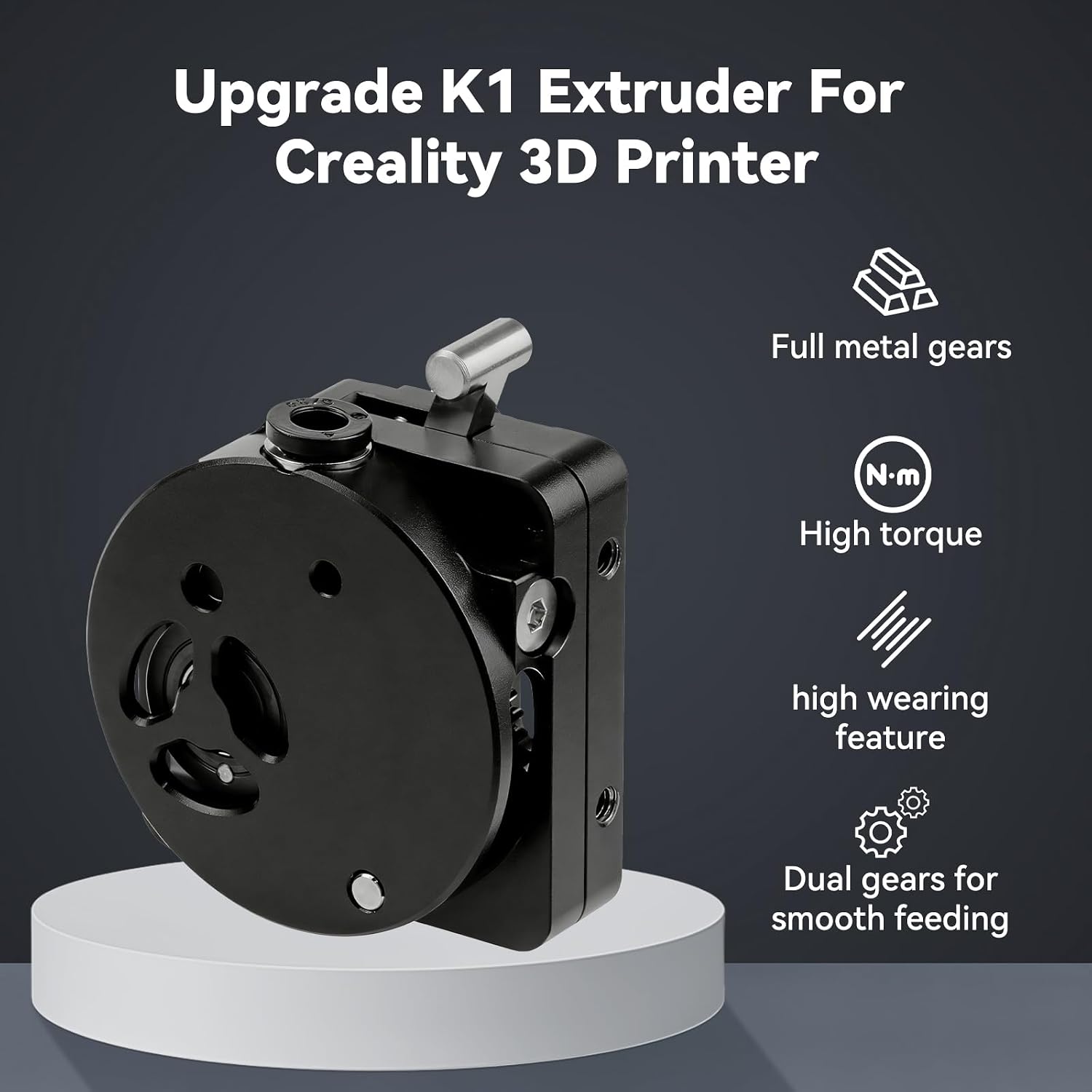 K1/K1 Max/K1C/K1 SE Extruder,  - огляд і ціна Direct Drive Dual Gear Extruder High Speed