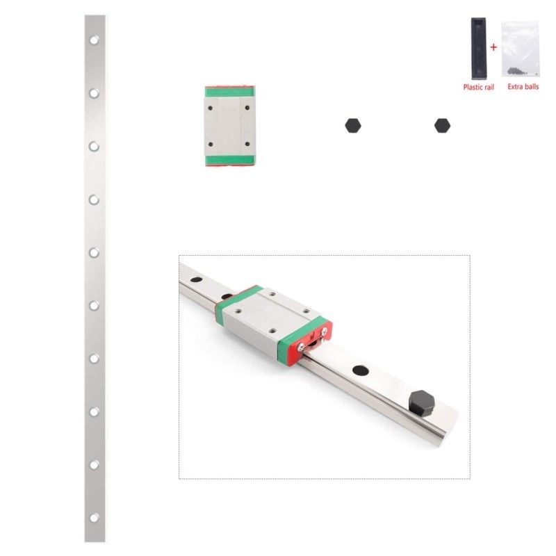 12mm Linear Guide MGN12 Rail 1 - огляд і ціна Linear Rail Mgn12H Set