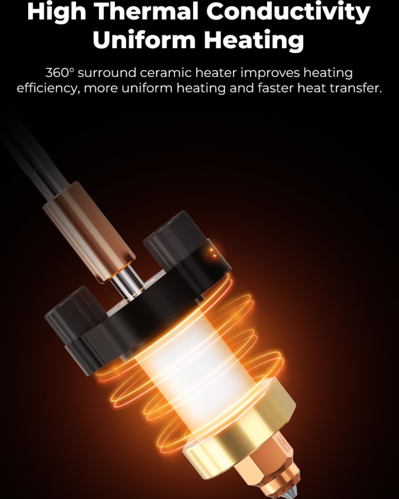 Creality Official K1C Ceramic  - огляд і ціна High Flow Ceramic Hotend