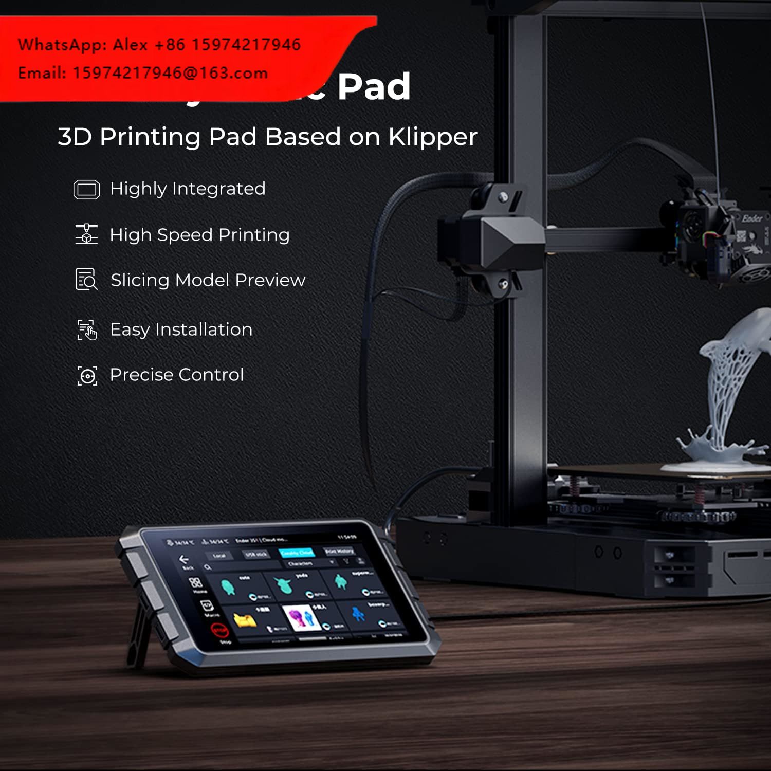 Creality Sonic Pad T800 7 Inch - огляд і ціна Klipper Pad 7 Inch